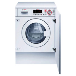 Bosch WKD28541GB Integrated Washer Dryer, 7kg Wash/4kg Dry Load, B Energy Rating, 1400rpm Spin